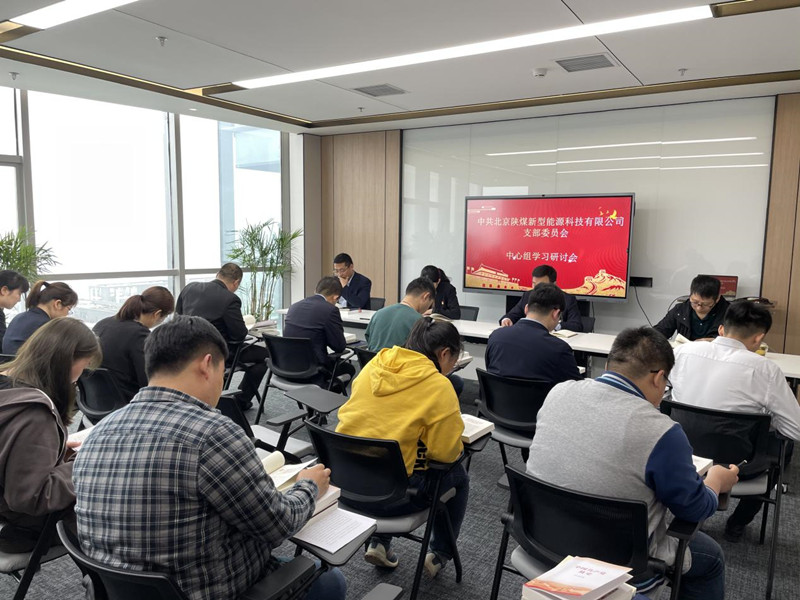 北京公司支部委員會組織召開中心組學習研討會