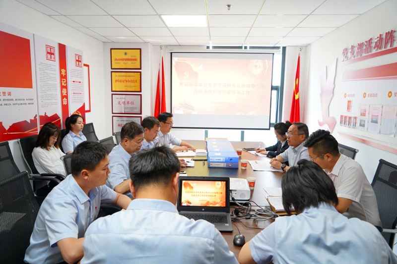 新型能源公司黨史學(xué)習(xí)教育巡回指導(dǎo)二組一行到選煤公司進(jìn)行督導(dǎo)檢查圖1.png