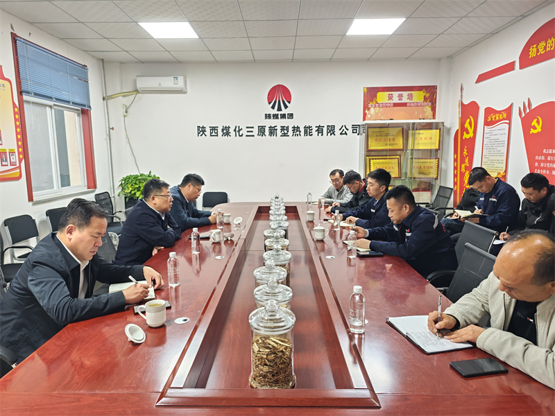 公司黨委副書記、總經(jīng)理徐國強(qiáng)一行到三原公司檢查指導(dǎo)工作1.png