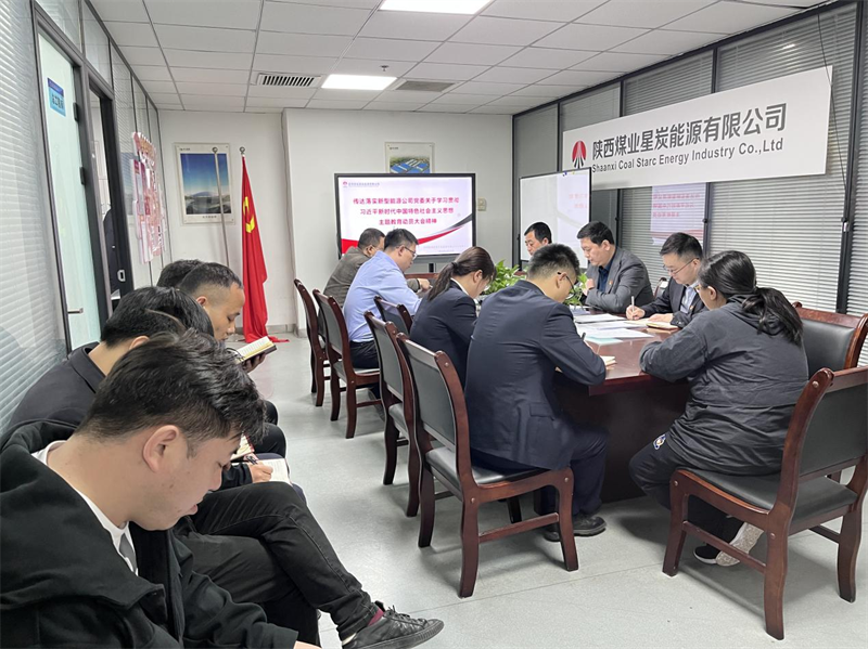 （三）公司所屬各單位迅速傳達(dá)學(xué)習(xí)新型能源公司主題教育動(dòng)員會(huì)精神