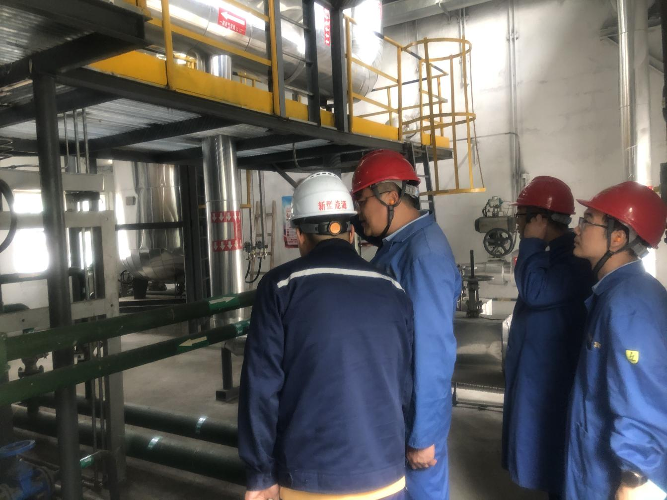 劉新成帶隊赴中泰公司、灃京公司調研指導
